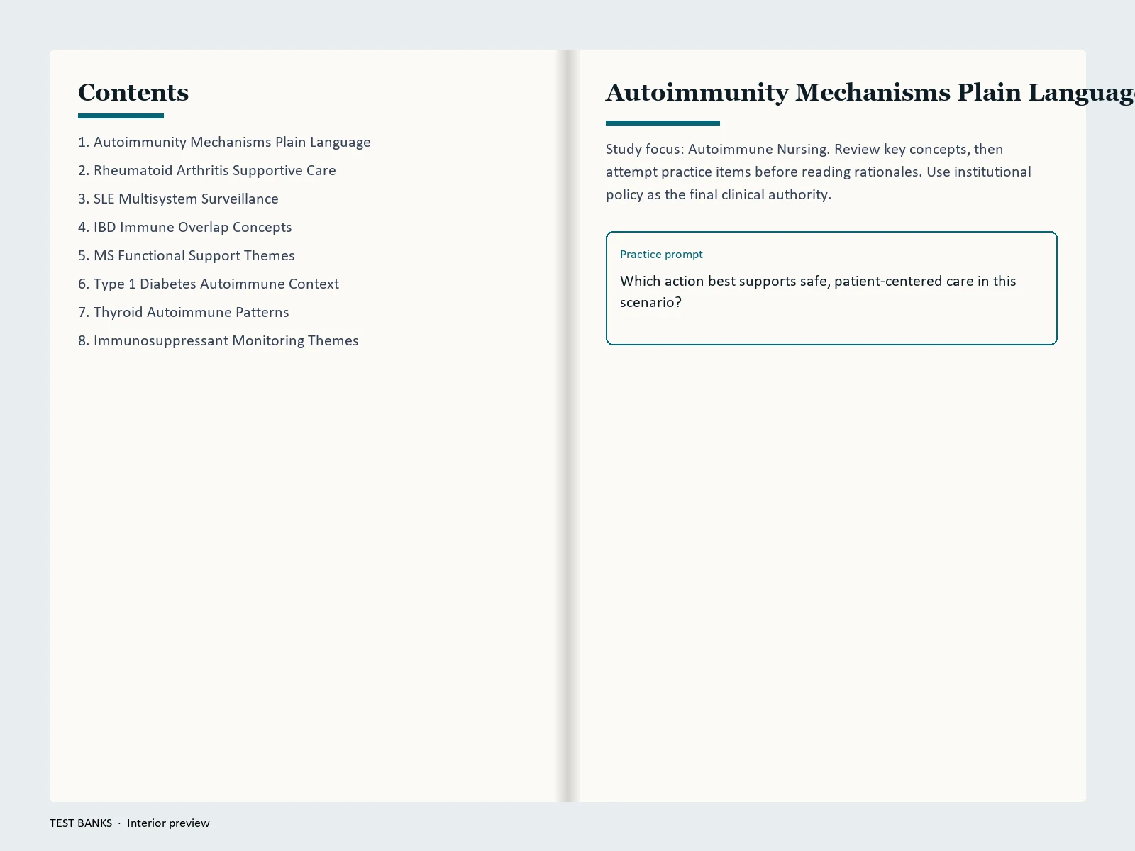 Autoimmune Disorders Nursing Companion gallery