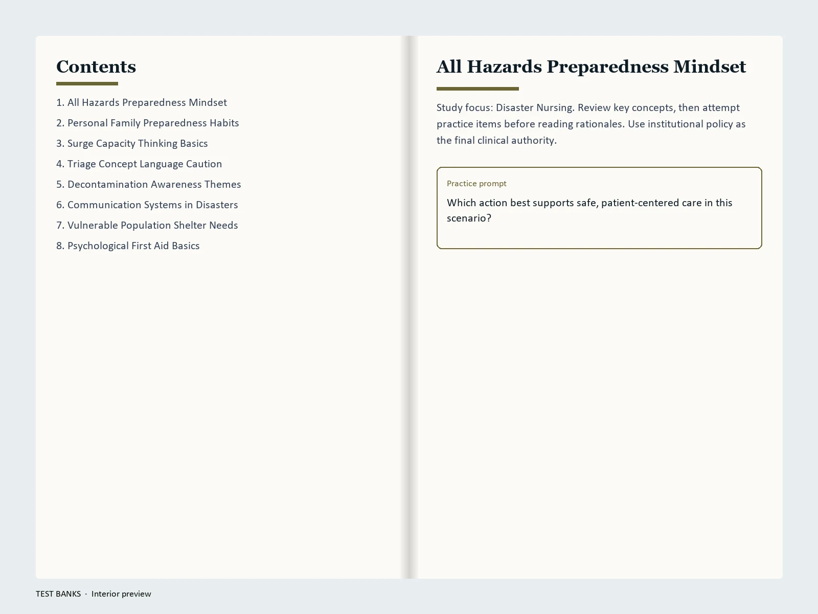 Disaster Nursing Preparedness Handbook gallery