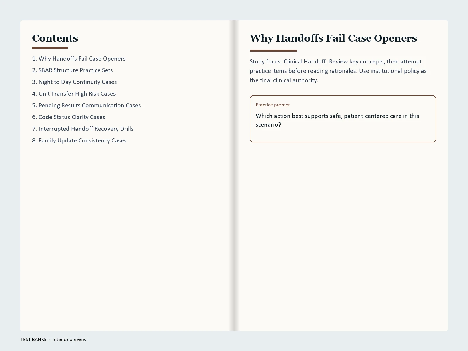 Clinical Handoff Communication Workbook gallery
